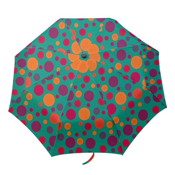 Polka dots Folding Umbrellas