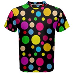 Polka Dots Men s Cotton Tee by Valentinaart