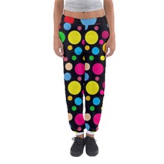 Polka Dots Women s Jogger Sweatpants by Valentinaart