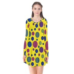 Polka Dots Flare Dress by Valentinaart