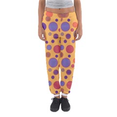 Polka Dots Women s Jogger Sweatpants by Valentinaart