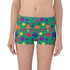 Polka Dots Boyleg Bikini Bottoms by Valentinaart