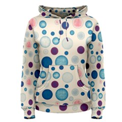 Polka Dots Women s Pullover Hoodie by Valentinaart