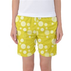 Polka Dots Women s Basketball Shorts by Valentinaart