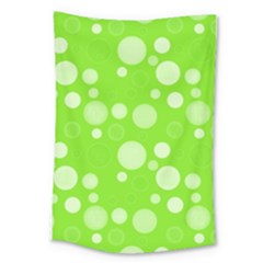 Polka Dots Large Tapestry by Valentinaart