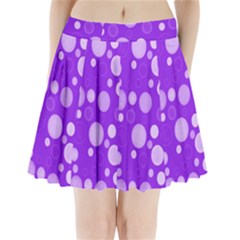 Polka Dots Pleated Mini Skirt by Valentinaart