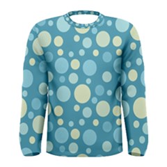 Polka Dots Men s Long Sleeve Tee by Valentinaart