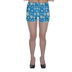 Polka Dots Skinny Shorts by Valentinaart