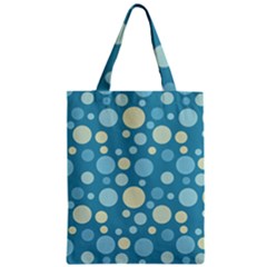 Polka Dots Zipper Classic Tote Bag by Valentinaart