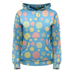 Polka Dots Women s Pullover Hoodie by Valentinaart