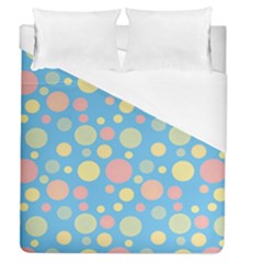 Polka Dots Duvet Cover (queen Size) by Valentinaart