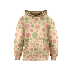 Polka Dots Kids  Pullover Hoodie by Valentinaart