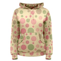 Polka Dots Women s Pullover Hoodie by Valentinaart