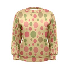 Polka Dots Women s Sweatshirt by Valentinaart