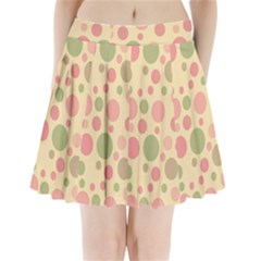 Polka Dots Pleated Mini Skirt by Valentinaart