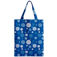 Polka Dots Zipper Classic Tote Bag by Valentinaart