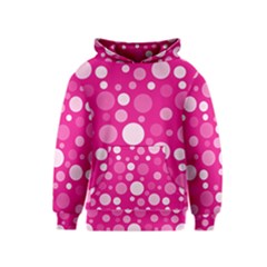 Polka Dots Kids  Pullover Hoodie by Valentinaart