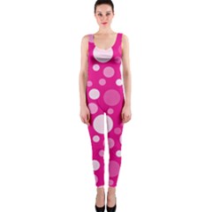 Polka Dots Onepiece Catsuit by Valentinaart