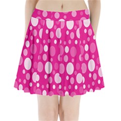 Polka Dots Pleated Mini Skirt by Valentinaart