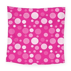 Polka Dots Square Tapestry (large) by Valentinaart