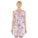 Polka dots V-Neck Sleeveless Skater Dress View2