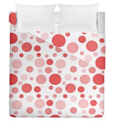 Polka Dots Duvet Cover Double Side (queen Size)