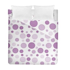 Polka Dots Duvet Cover Double Side (full/ Double Size) by Valentinaart