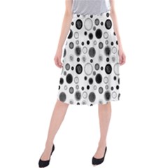 Polka Dots Midi Beach Skirt by Valentinaart