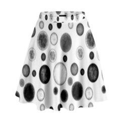 Polka Dots High Waist Skirt by Valentinaart