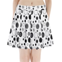 Polka Dots Pleated Mini Skirt by Valentinaart