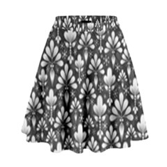 Pattern High Waist Skirt by Valentinaart