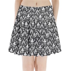 Pattern Pleated Mini Skirt by Valentinaart