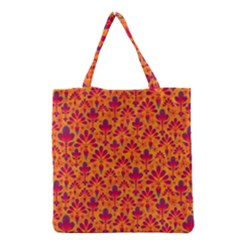 Pattern Grocery Tote Bag by Valentinaart