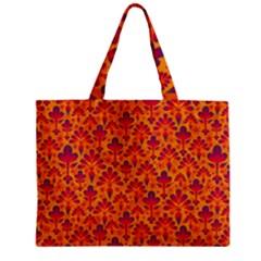 Pattern Zipper Mini Tote Bag by Valentinaart