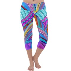 Summer Colors Capri Yoga Leggings by GabriellaDavid