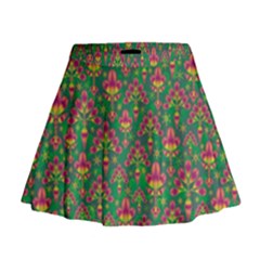 Pattern Mini Flare Skirt by Valentinaart