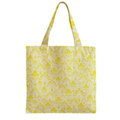 Pattern Zipper Grocery Tote Bag