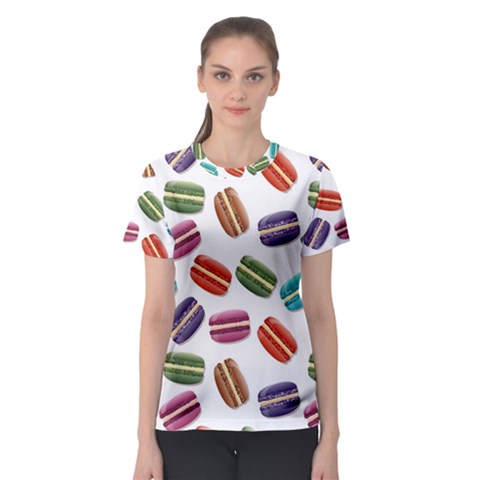 Macaroons  Women s Sport Mesh Tee by Valentinaart