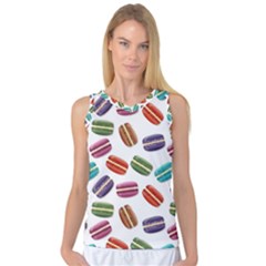 Macaroons  Women s Basketball Tank Top by Valentinaart