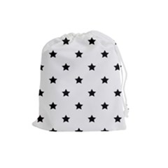 Stars Pattern Drawstring Pouches (large) 