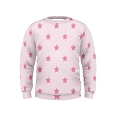 Stars Pattern Kids  Sweatshirt by Valentinaart