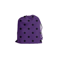 Stars Pattern Drawstring Pouches (small)  by Valentinaart