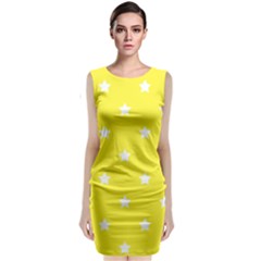 Stars Pattern Classic Sleeveless Midi Dress by Valentinaart