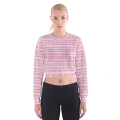 Pattern Women s Cropped Sweatshirt by Valentinaart