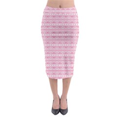 Pattern Midi Pencil Skirt by Valentinaart