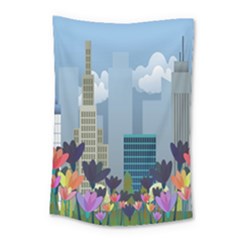 Urban Nature Small Tapestry by Valentinaart