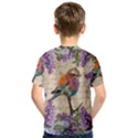 Vintage bird and lilac Kids  Sport Mesh Tee View2