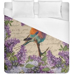 Vintage bird and lilac Duvet Cover (King Size)