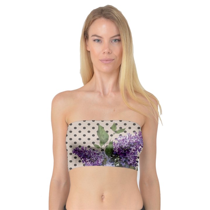 Vintage lilac Bandeau Top