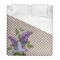 Vintage Lilac Duvet Cover (full/ Double Size) by Valentinaart